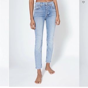 Re/Done Originals High Rise Ankle Crop